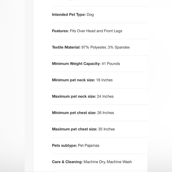 Dog Pajamas by Wondershop @ Target   Size XL - Picture 6 of 7